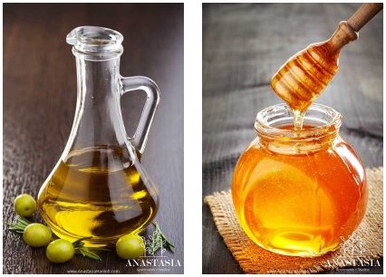 Virgin oil or organic honey gift